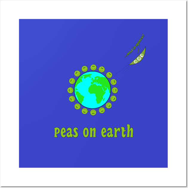 Peas on earth Wall Art by shackledlettuce